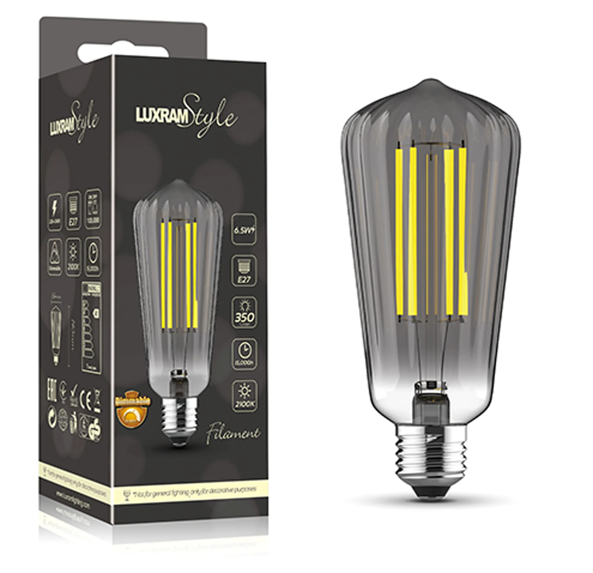 Classic Style LED Lamps Luxram Vintage